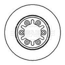 Borg & Beck Brake Disc Pair Part No -BBD5010