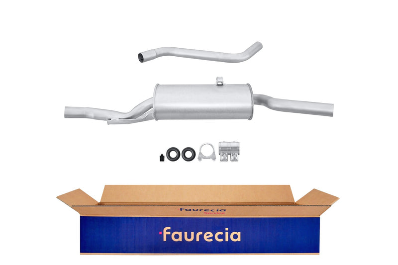 FAURECIA 8LD 366 036-571 Rear Muffler - Easy2Fit® Kit - fits VW TRANSPORTER T4
