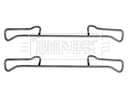 Borg & Beck Fitting Kit - Pads Part No -BBK1178