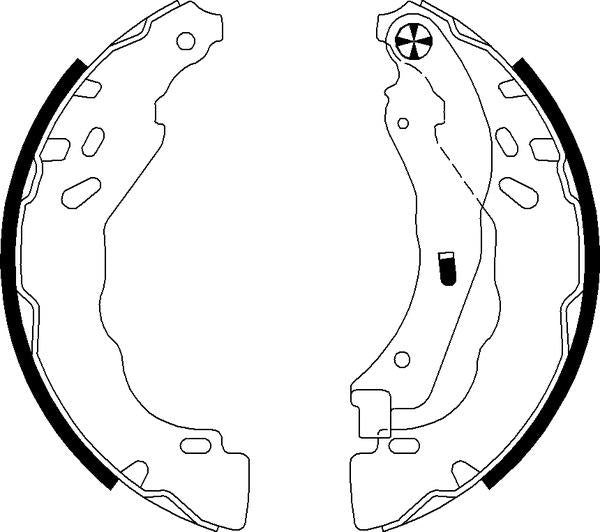 Mintex Brake Shoes fits -Citroën DS Peugeot MFR692 (also fits other vehicles)