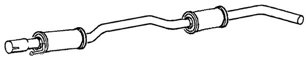 Klarius RR325Q - Box With Centre Pipe  - Fits Rover 75 2.0i,2.5i