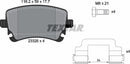 Audi Bentley VW, Brake Pad Set - Textar 2332607