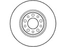 Disctech Brake Disc - Fits Alfa romeo, Audi - ABD2630 - Rear Axle
