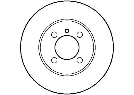 Disctech Brake Disc - Fits Alpina, Citroën - ABD2669 - Front Axle