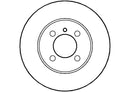 Disctech Brake Disc - Fits Alpina, Citroën - ABD2669 - Front Axle