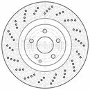 Borg & Beck Brake Disc Single Part No -BBD5953S