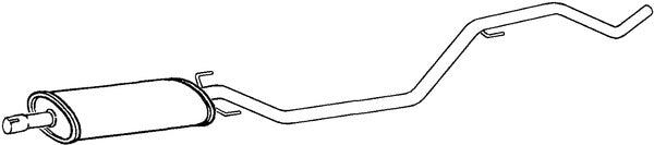 Klarius GM455H - Box With Centre Pipe  - Fits Opel Vectra 2.0DTi