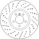 Disctech Brake Disc - Fits Bmw, Tesla - ABD3811 - Front Axle