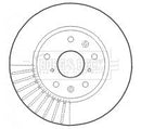 Borg & Beck Brake Disc Pair Part No -BBD4614