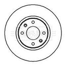 Borg & Beck Brake Disc Pair Part No -BBD5100