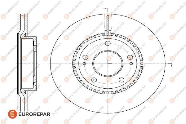 Eurorepar Brake Disc - 1618888980