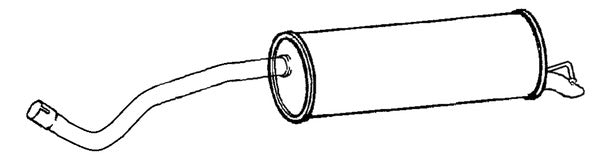 Klarius VW1308G - Box With Tail Pipe