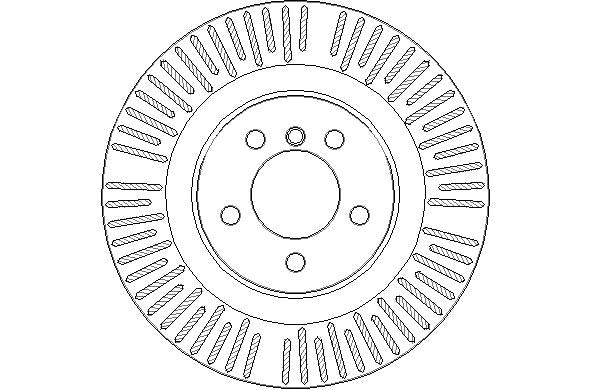 Disctech Brake Disc - Fits Land rover, Mercedes-benz - ABD3167 - Front Axle
