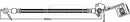 Borg & Beck Brake Hose Part No -BBH8186