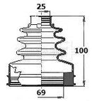 Borg & Beck Cv Joint Boot Kit Part No -BCB6129