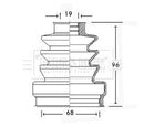 Borg & Beck Cv Joint Boot Kit Part No -BCB2445