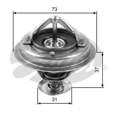 Gates Thermostat, coolant - TH24582G1