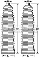 First Line Steering Gaiter Kit Part No -FSG3279