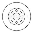 Borg & Beck Brake Disc Pair Part No -BBD4877