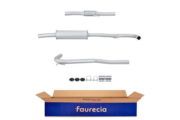 FAURECIA 8LC 366 024-051 Centre Muffler - Easy2Fit® Kit - fits FORD ESCORT V Turnier
