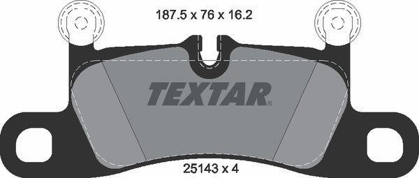 Textar Brake Pad Set - 2514301