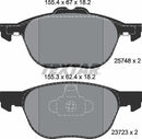 Textar Brake Pad Set - 2574801