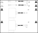 Lucas Ignition Lead Set - LUC5086