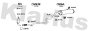 Klarius CN563M - Centre Pipe  - Fits Citroen C3 1.4HDi