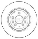 Borg & Beck Brake Disc Pair Part No -BBD5276
