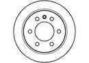 Disctech Brake Disc - Fits Mercedes-benz - ABD2928 - Rear Axle