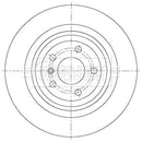 Borg & Beck Brake Disc Single Part No -BBD6119S