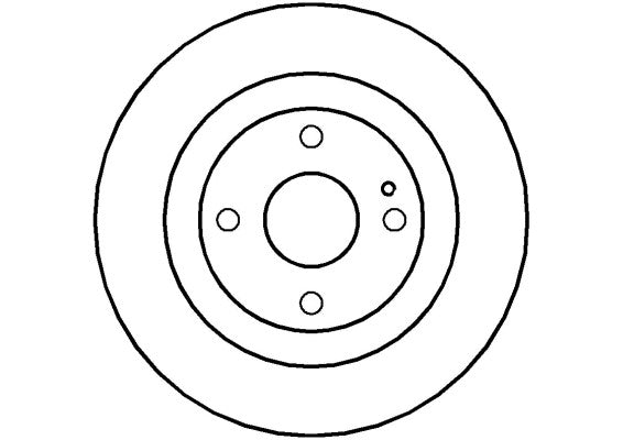 Disctech Brake Disc - Fits Bmw, Mazda - ABD2695 - Rear Axle