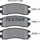 Textar Brake Pad Set - 2336101