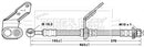 Borg & Beck Brake Hose Part No -BBH6741