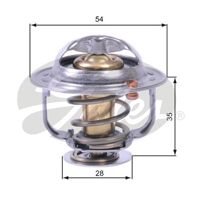 Gates Thermostat, coolant - TH43880G1