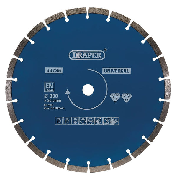 Draper 300mm Segmented Diamond Blade - 99785