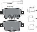 Textar Brake Pad Set - 2535701