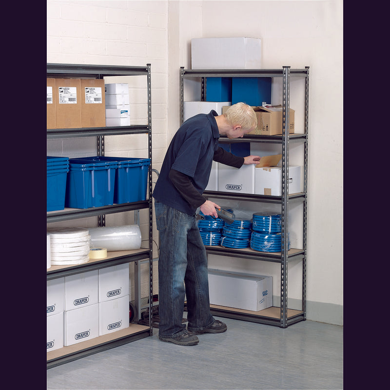 Heavy Duty Steel Shelving Unit, 5 Shelves, L920 x W305 x H1830mm