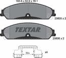 Textar Brake Pad Set - 2560501