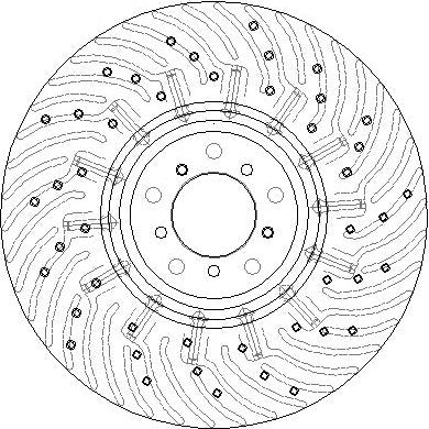 Disctech Brake Disc - Fits Bmw - ABD3914 - Front Axle Right