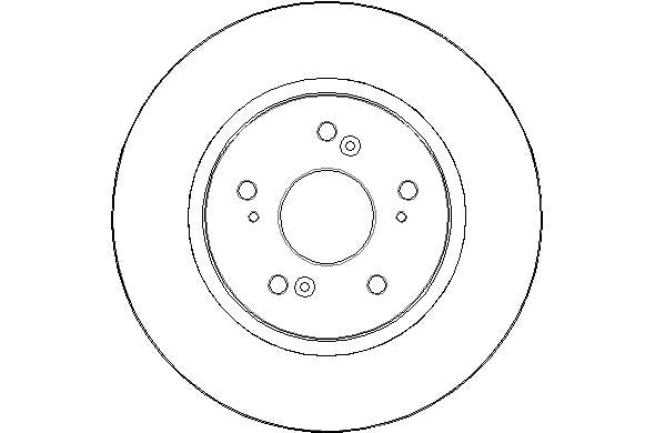 Disctech Brake Disc - Fits Honda - ABD2194 - Front Axle
