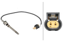 HELLA 6PT 358 181-491 Sensor, exhaust gas temperature - 2-pin connector