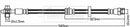 Borg & Beck Brake Hose Part No -BBH8101
