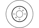Disctech Brake Disc - Fits Ac, Nissan - ABD2062 - Front Axle