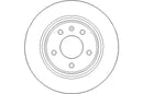 Disctech Brake Disc - Fits Chevrolet - ABD2127 - Rear Axle