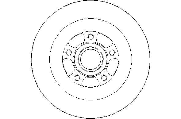 Disctech Brake Disc (Di956923S) - ABD2147