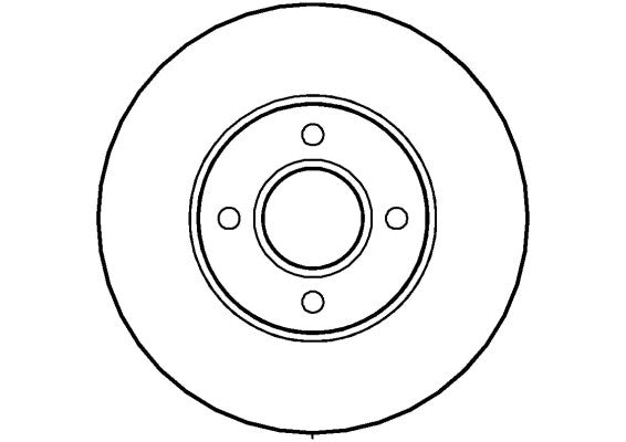 Disctech Brake Disc (Di956631) - ABD2346