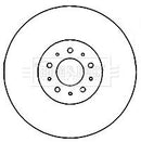 Borg & Beck Brake Disc Single Part No -BBD5945S