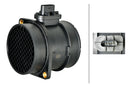 HELLA 8ET 358 166-571 Mass Air Flow Sensor - 5-pin connector - Pipe-neck