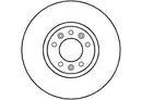 Disctech Brake Disc - Fits Citroën - ABD2282 - Front Axle